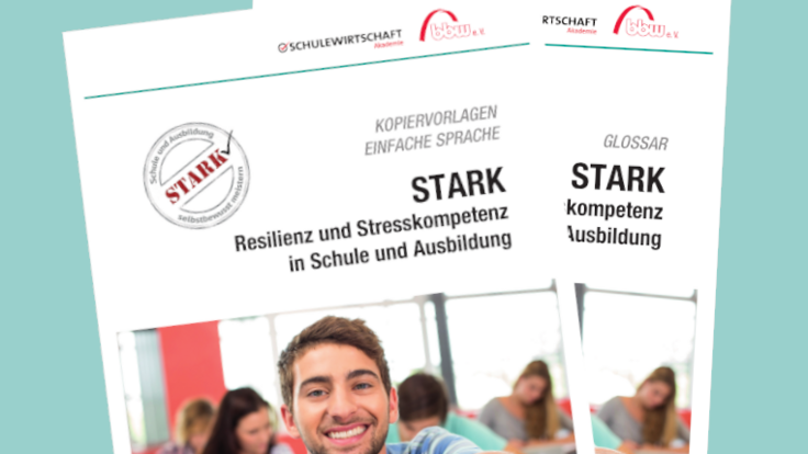 Deckblätter der STARK-Arbeitsblätter in Einfacher Sprache